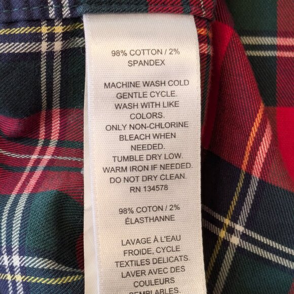 Vineyards Vines Men's Cotton Tucker Tartan Button Down Shirt (L) - Picture 8 of 8